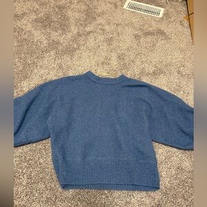 Democracy Soft Blue Knit Top